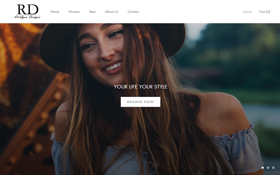 project shopify store